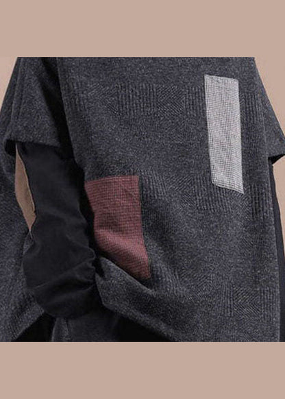 Unique Black Turtle Neck Tops Sleeveless Knit Vest