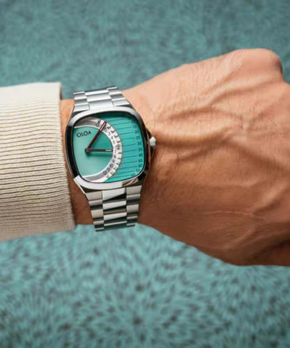 Unique Coffee Stainless Steel Mechanical Men Watches