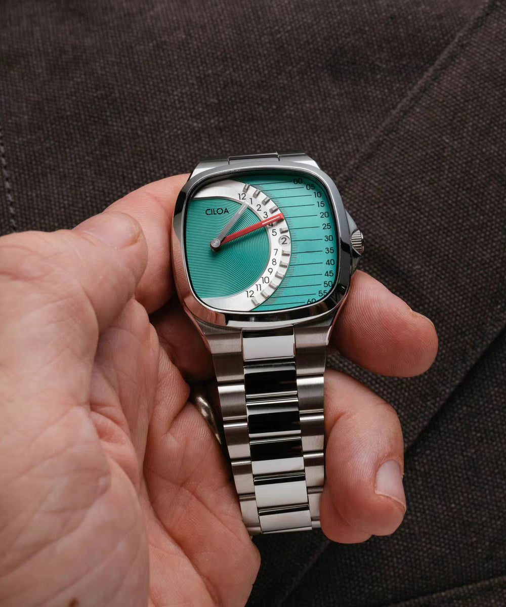 Unique Coffee Stainless Steel Mechanical Men Watches