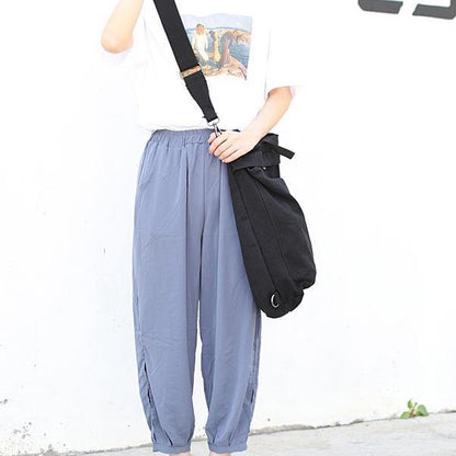 Unique Robes Boho black Canvas Square Backpack - SooLinen