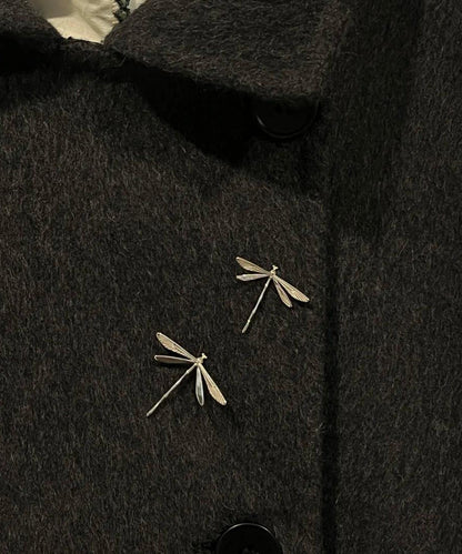 Unique Sterling Silver Overgild Dragonfly Brooches