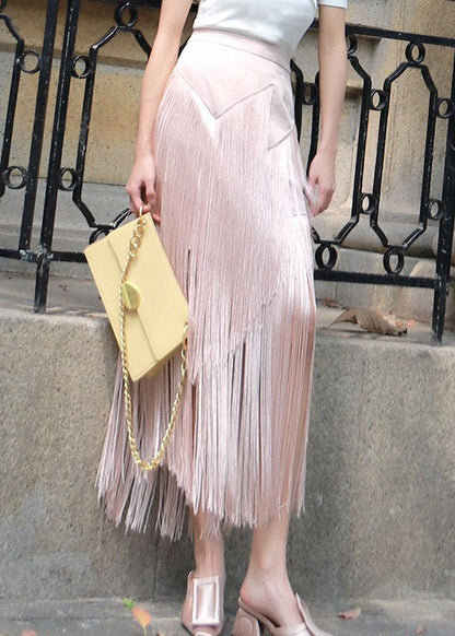 Vintage Rosa Zip Up Quaste Patchwork Rock Frühling