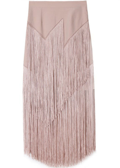 Vintage Rosa Zip Up Quaste Patchwork Rock Frühling