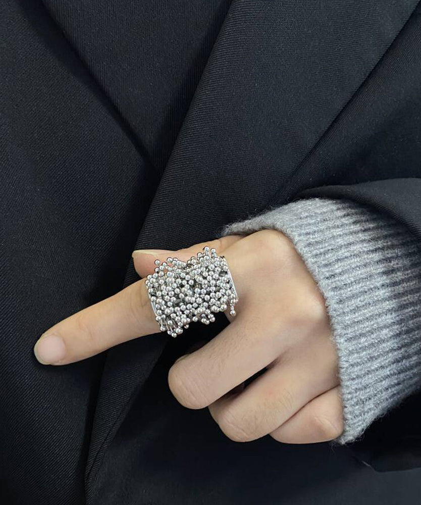 Vogue Silk Metal Fireworks Tassel Rings
