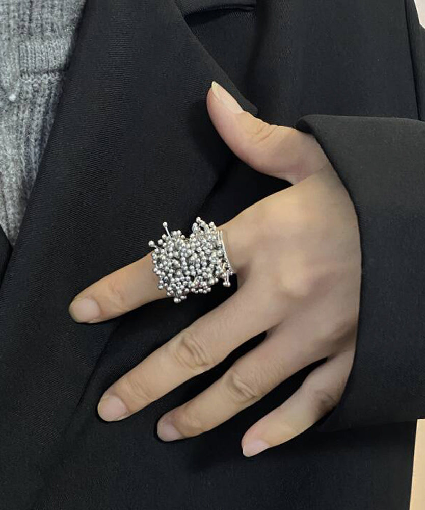 Vogue Silk Metal Fireworks Tassel Rings