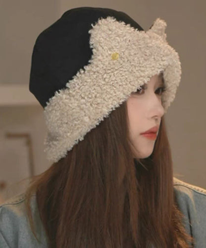 Winter Versatile Coffee Faux Fur Warm Ear Protection Hat
