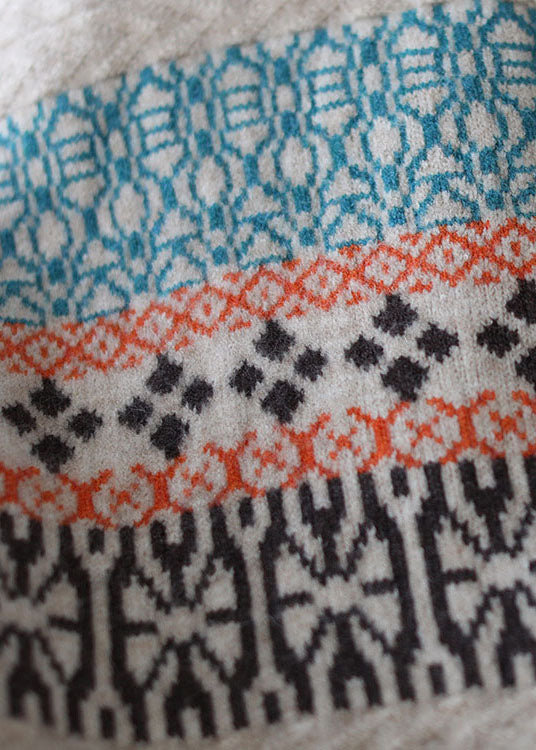 Frauen Beige Taste Gestrickte Mit Kapuze Mäntel