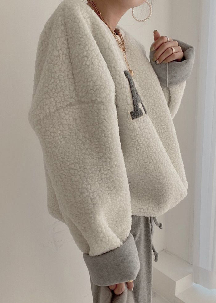 Beige Damen-Sweatshirt mit Kordelzug und Fledermausärmeln