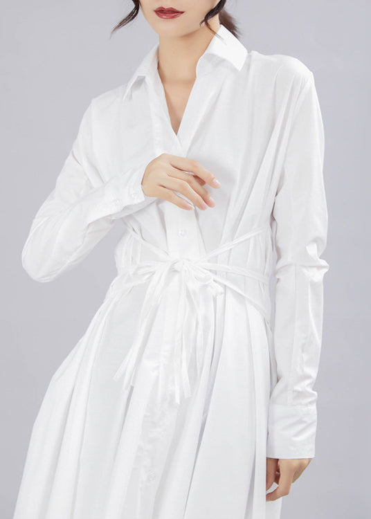 Frauen Schwarz Asymmetrische krawatte taille Lange Kleider Langarm