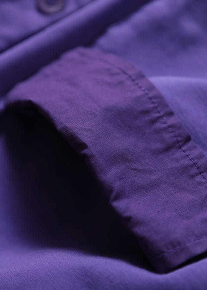 Damen Schwarzer Patchwork-Frühlingsmantel aus Baumwolle mit Kapuze