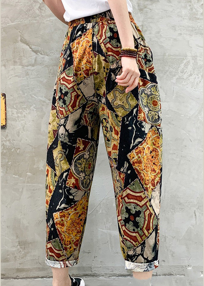 Pantalones cortos con lazo en la cintura y cuadros blancos y negros para mujer