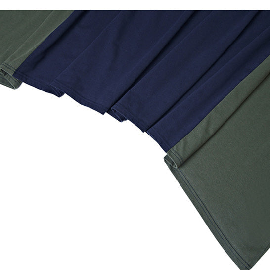 Lässige, lockere Patchwork-Baumwollkleider für Damen