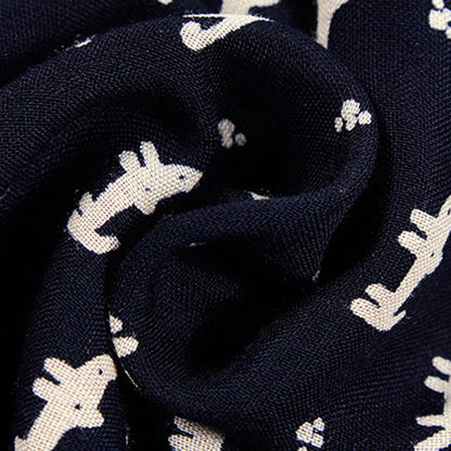 Damenmode Print Baumwolle Leinen Freizeitkleider