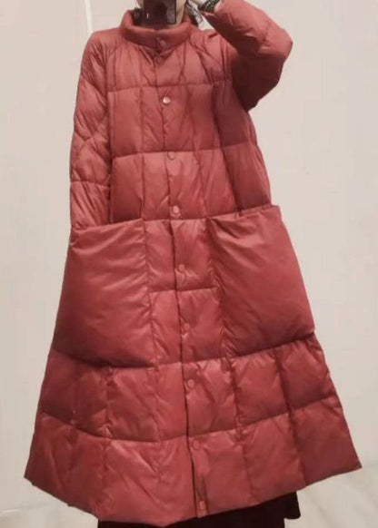 Frauen Grün Stehkragen Taschen Warme Entendaunen Canada Goose Jacke Winter