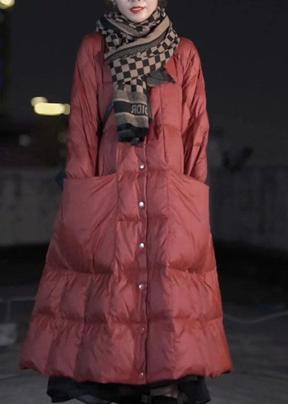 Frauen Grün Stehkragen Taschen Warme Entendaunen Canada Goose Jacke Winter