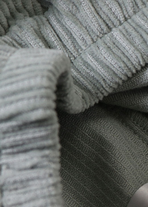 Damen Hellgrüne Taschen Cordhose Winter