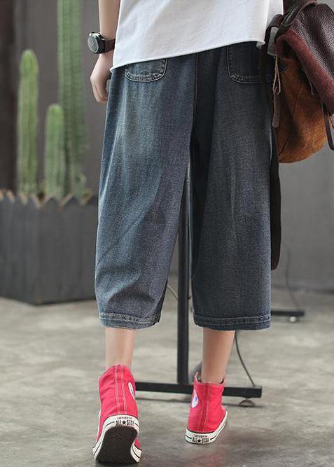 2021 Women Patchwork Burr Spring Vintage Wide Leg Pants - SooLinen