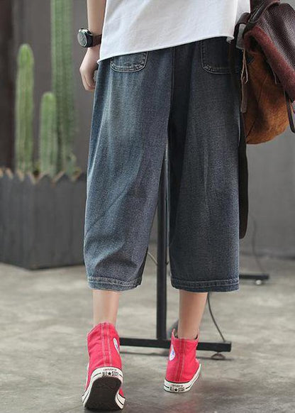 2021 Women Patchwork Burr Spring Vintage Wide Leg Pants - SooLinen