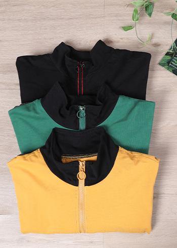 Women Patchwork Spring Italian Blouses Yellow Tops - SooLinen