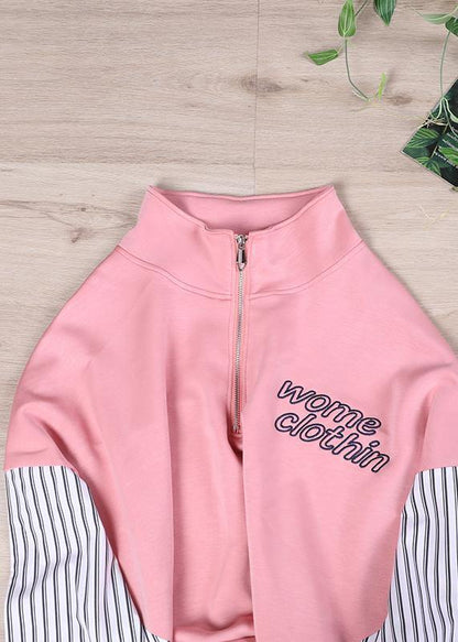 Women Patchwork Spring Organic Shirts Black Tops - SooLinen