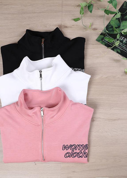 Women Patchwork Spring Organic Shirts Black Tops - SooLinen