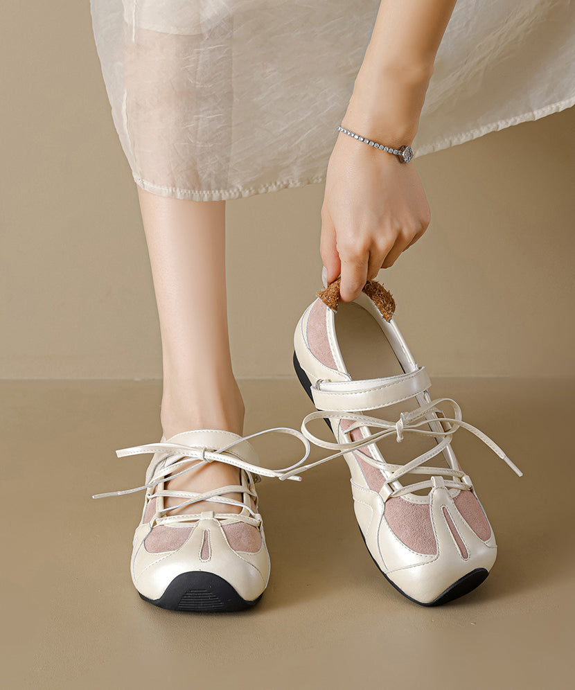 Schwarze Damen-Plateau-Schnürschuhe aus Rindsleder