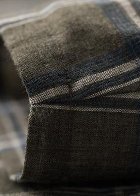 Damen Frühling Lässiges kariertes Strickjacken-Hemdkleid