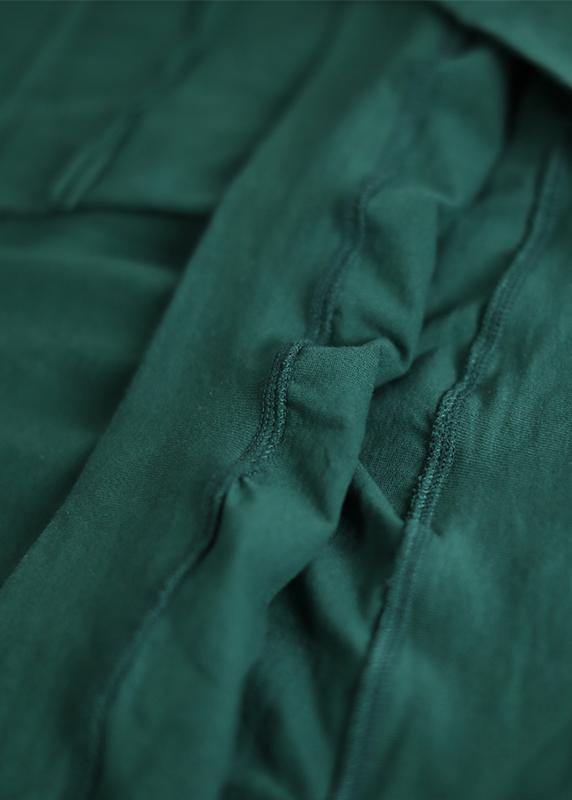 Women cotton linen tops women Vintage Cotton Solid Hooded Double Pockets Blouse - SooLinen