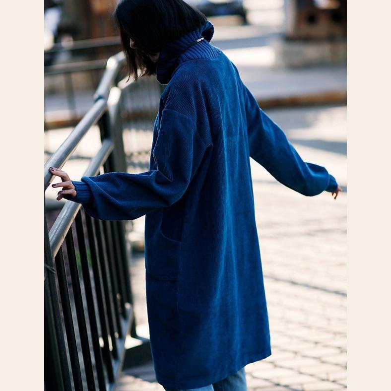 Frauen baumwolle quilten kleidung boutique high neck Sleeve schwarz Kunst Kleid frühling