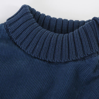 Frauen baumwolle quilten kleidung boutique high neck Sleeve schwarz Kunst Kleid frühling