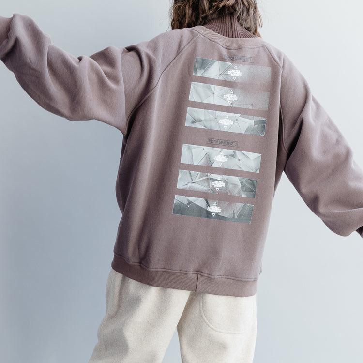 Frauen grau baumwolle kleidung Für Frauen Stoffe baggy o neck Brief top