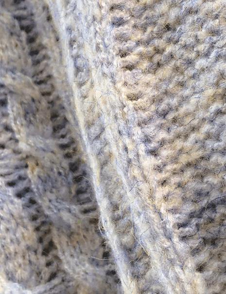 Women o neck beige white knitted blouse spring fashion thickbox top - SooLinen