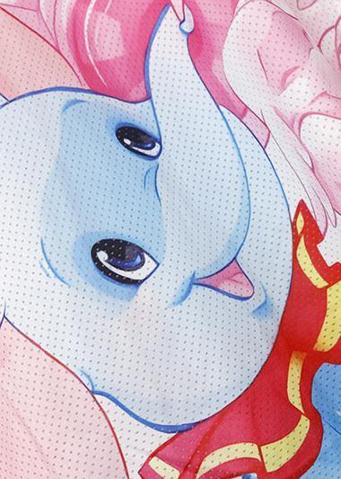 Women pink Cotton clothes animal print short summer Dresses - SooLinen