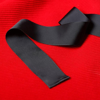 Rote Pulloverkleider für Damen von Tejidos Largo mit seitlich offener Strickoberseite