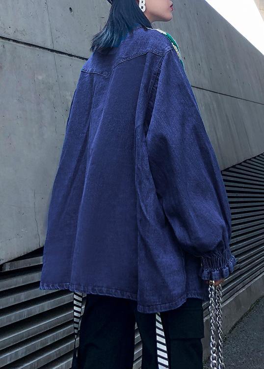 Women white knitted pullover plus size clothing knitted blouse patchwork false two pieces tops - SooLinen