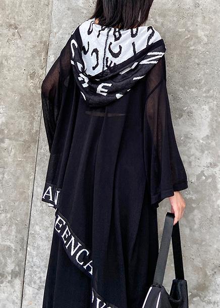 Women's plus size black letters are thin and fashionable early autumn knitted sweater bloomers two-piece suit - SooLinen