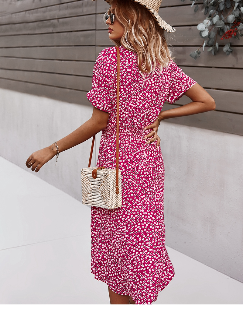 Floral Casual Summer Midi Dress