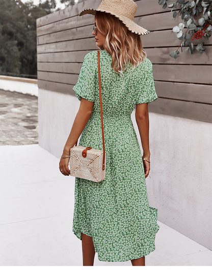 Floral Casual Summer Midi Dress