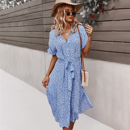 Floral Casual Summer Midi Dress