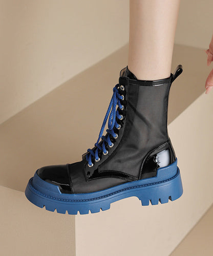 Gelbe Schnürstiefeletten 2024 aus atmungsaktivem Mesh