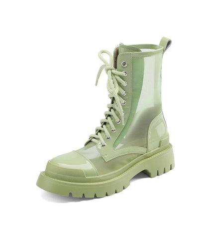 Gelbe Schnürstiefeletten 2024 aus atmungsaktivem Mesh