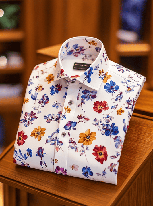 Men's Luxury Business Long Sleeve Shirt