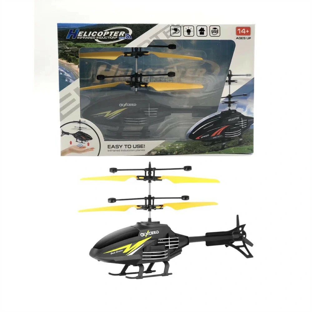 Flying Helicopter Toys USB Rechargeable Induction Hover Helicopter With Remote Control For Over Kids Indoor And Outdoor Games