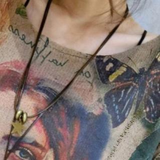 Herbst mode lässig print stricken pullover plus größe o neck frauen pullover