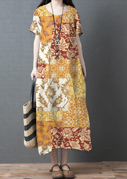 Lockeres schwarzes O-Ausschnitt Patchwork Taschen Sommerurlaubskleid Kurzarm