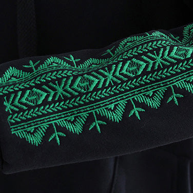 Boutique schwarz baumwolle tops plussize baumwolle kleidung stickerei baumwolle t-shirt