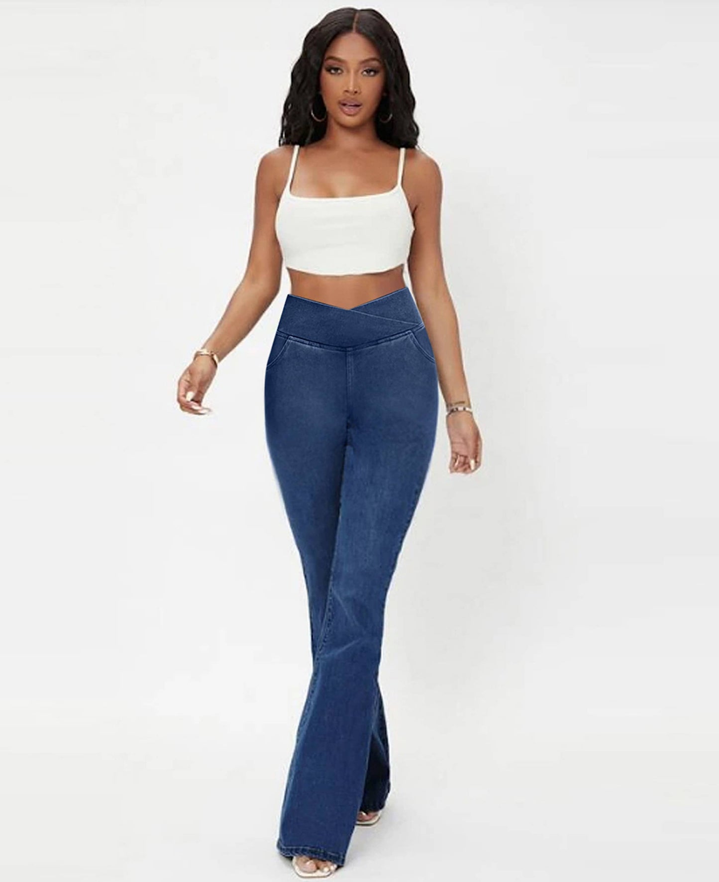 Crossed High Waist Jeans [LAST DAY OF SALE 🔥]