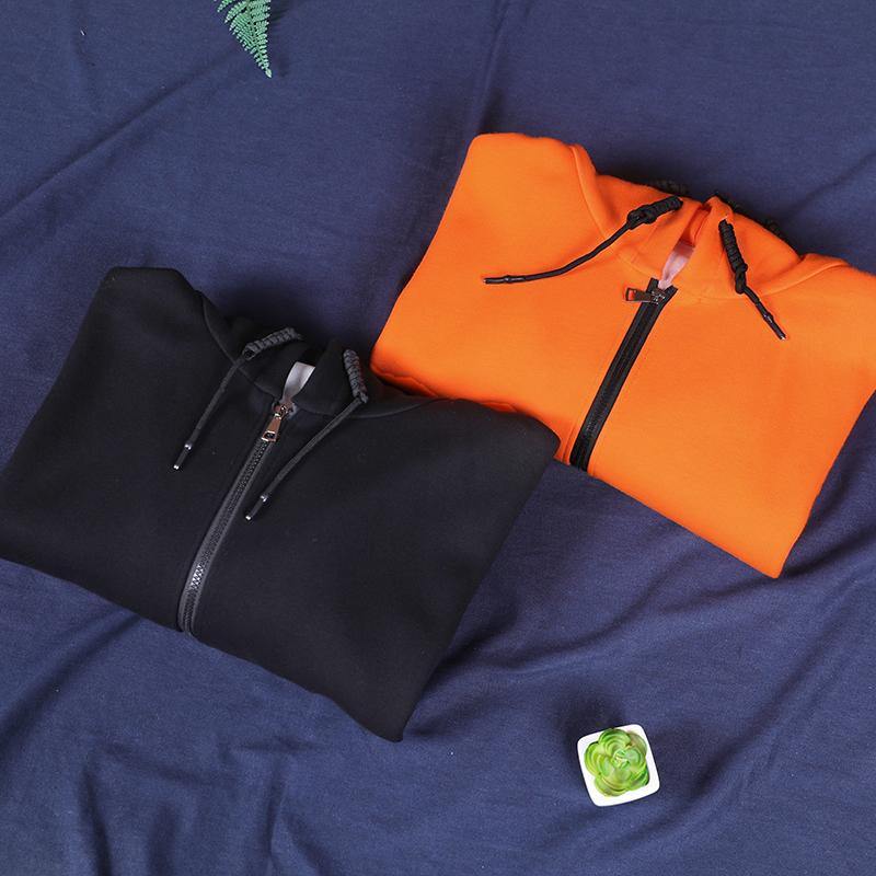 diy hooded drawstring Plus Size fall clothes For Women yellow women coats - SooLinen