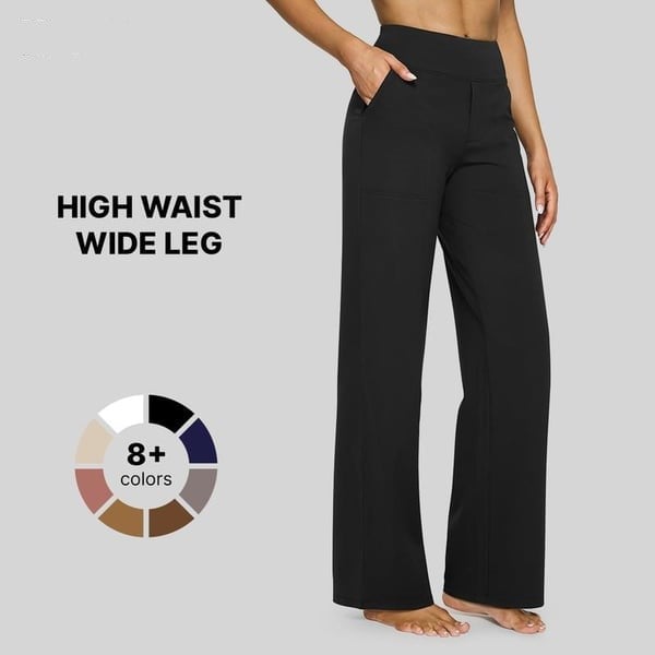 Loose High-Waist Business Casual Pants Yoga Pants