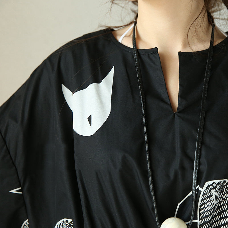 Mode schwarz natürliche Baumwolle Kleid plus Größe Kleidung Krawatte Taille Cinched Reisekleidung Frauen V-Ausschnitt Baumwolle Kaftane